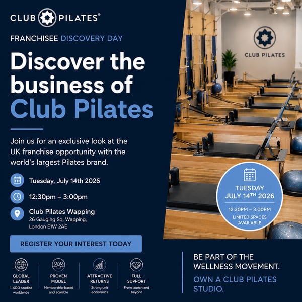 &nbsp;🚨 Experience the business behind the world's largest Pilates brand.